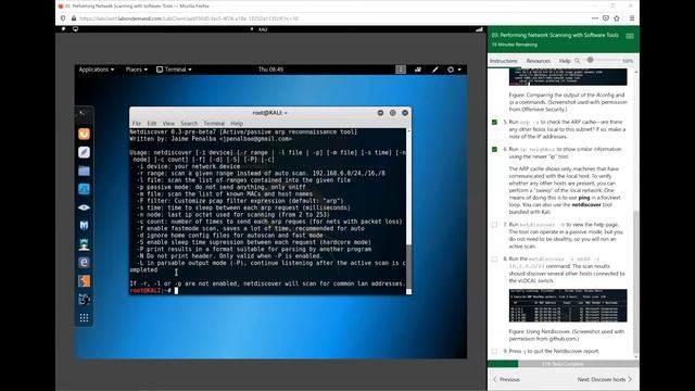 Lab 2-01 Performing Network Scanning with Software Tools смотреть онлайн
