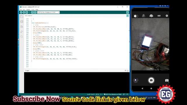 ESP32 web server based TFT screen display смотреть онлайн