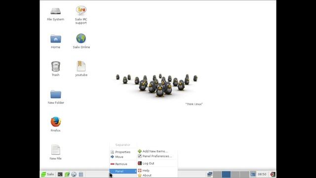 Salix 14.2 XFCE смотреть онлайн