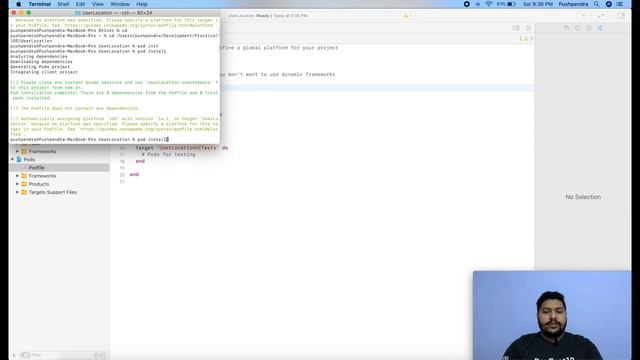 Driver movement in User Application in iOS with Swift 5 смотреть онлайн