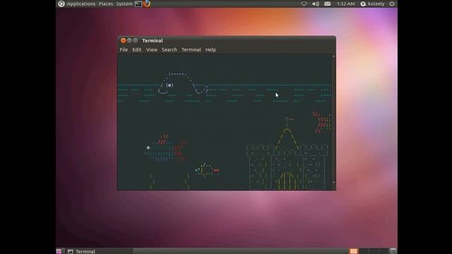 Replacing gnome-terminal with ASCIIQuarium смотреть онлайн