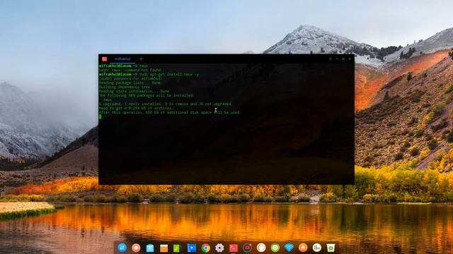 Install tmux in Linux смотреть онлайн