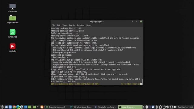 Install audacity linux mint 20.1 new смотреть онлайн