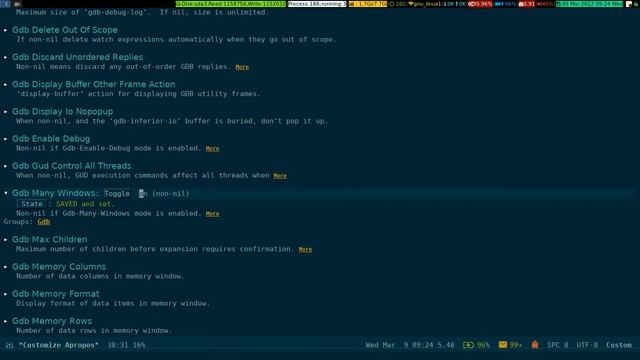 Emacs Debug With GDB 2022_03_09_09:17:31 смотреть онлайн