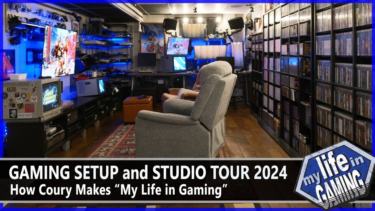 Gaming Setup And Studio Tour 2024 - How Coury Makes MLiG / MY LIFE IN GAMING