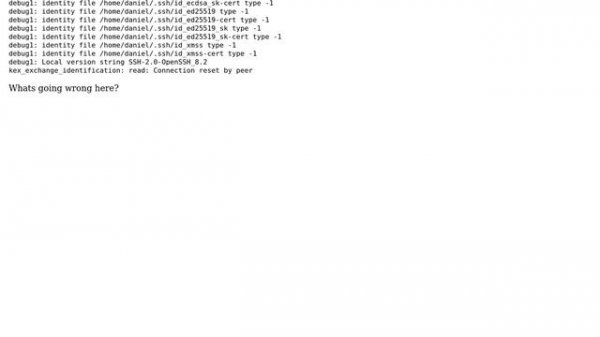 Raspberry Pi: Raspbian ssh: kex_exchange_identification: read: Connection reset by peer