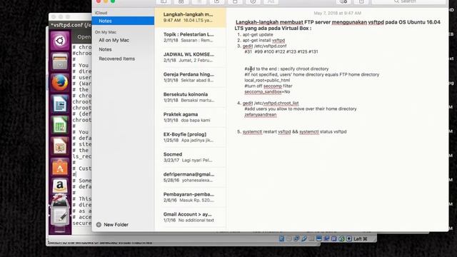 Tutorial FTP Server menggunakan VSFTPD pada Ubuntu 16.04 LTS смотреть онлайн