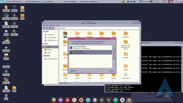 Thunar custom actions смотреть онлайн