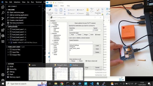 Multithreading in Zephyr RTOS: Thingy91 смотреть онлайн