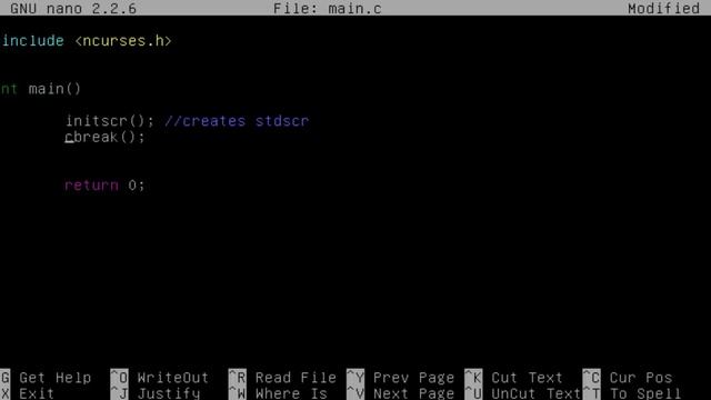 NCurses Tutorial 1 Introduction to NCurses смотреть онлайн