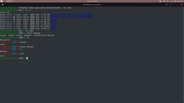 Linux'te Dosya Sahipliği ve En Basit Haliyle chown Komutu смотреть онлайн