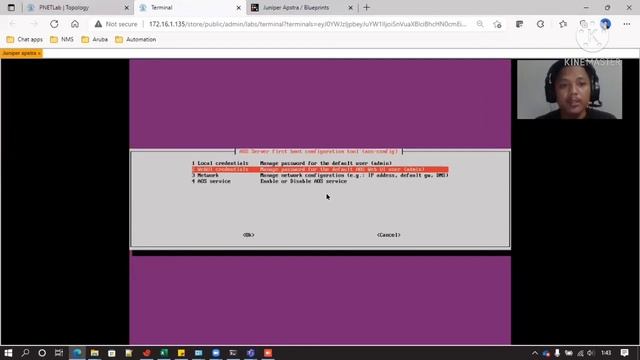 Initial configuration Juniper apstra in EVE-NG or Pnetlab смотреть онлайн