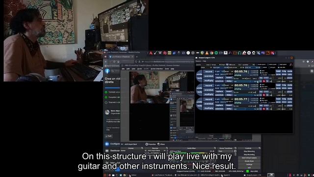 sound setting looping LIVE with #sooperlooper and #ardour on #linux смотреть онлайн