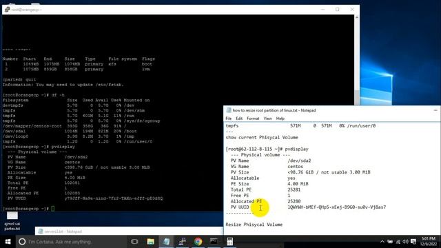 Resize Linux root partition (Extend Linux root Partition) смотреть онлайн