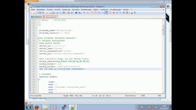 Linux: Backup FTP Script смотреть онлайн