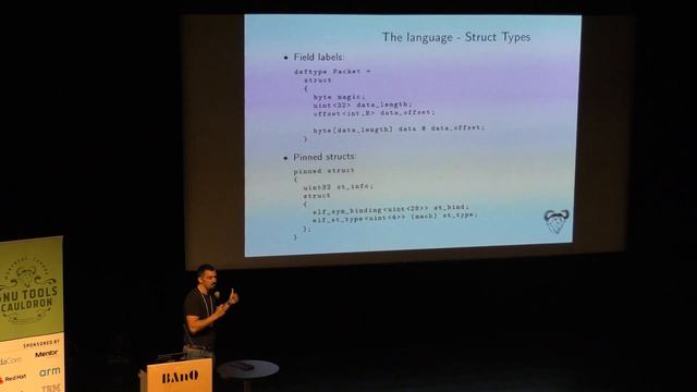 GNU poke: an extensible editor for structured binary data - GNU Tools Cauldron 2019 смотреть онлайн
