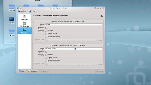 BlueDevil 1.0 System Settings module смотреть онлайн