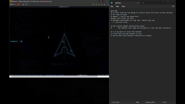 What is Black Arch Linux / how to install it / how to configure network in blackA/ requirements #a2 смотреть онлайн