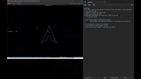 What is Black Arch Linux / how to install it / how to configure network in blackA/ requirements #a2
