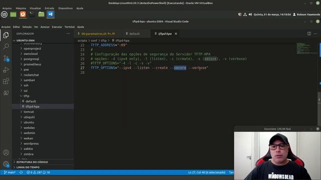 🔴 06-tftphpa.sh Customizando o Script e Arquivos de Configuração do TFTP-HPA Server - PARTE-01 смотреть онлайн