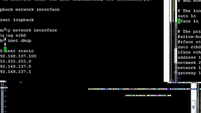 linux network configuration (from CLI) смотреть онлайн