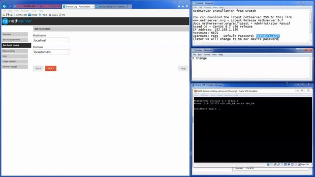 NethServer Installation from scratch up to OCS and Nagios setup смотреть онлайн