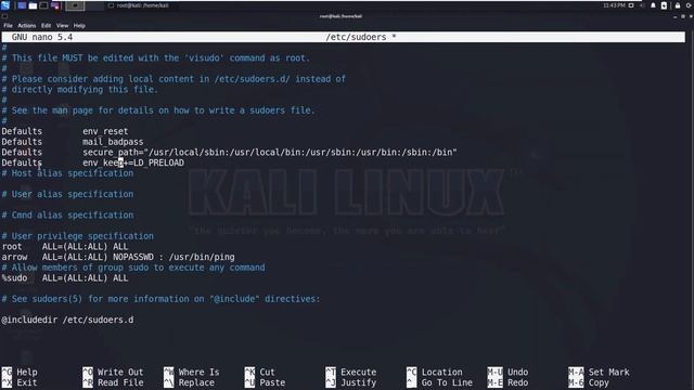 Linux Privilege Escalation - LD_PRELOAD injection смотреть онлайн