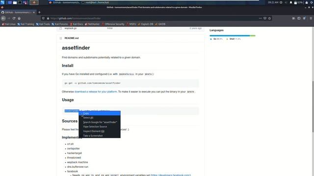 Install assetfinder смотреть онлайн