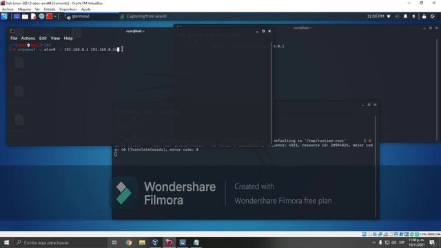 Ataque3 MITM y ARP SPOOFING con la herramienta dsniff, captura de trafico con wireshark. смотреть онлайн