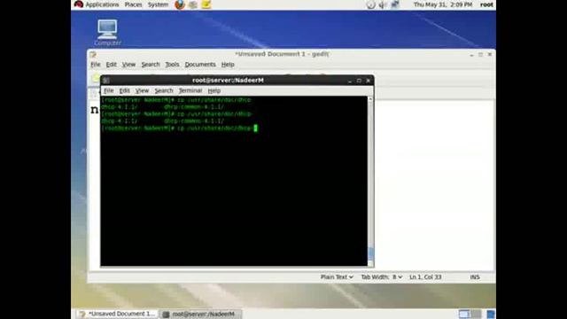 cara konfigurasi DHCP server dengan linux(REd Hat).wmv смотреть онлайн