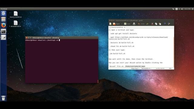 How to Easy Install - Build - Upgrade OKcash in Linux Ubuntu 14 смотреть онлайн