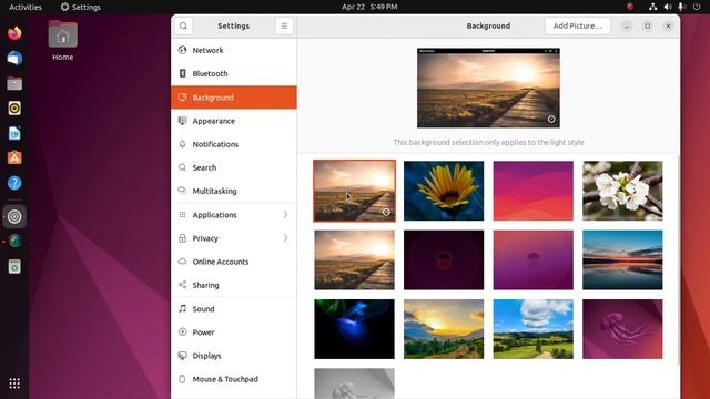 How to change background image on Ubuntu 22.04 lts смотреть онлайн