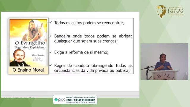 O Evangelho Segundo o Espiritismo Objetivo da obra - Ana Clara Silva(CEDLV) - 03.04.2024 смотреть онлайн