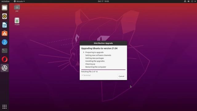 Upgrade Ubuntu 20.04 to 21.04 смотреть онлайн