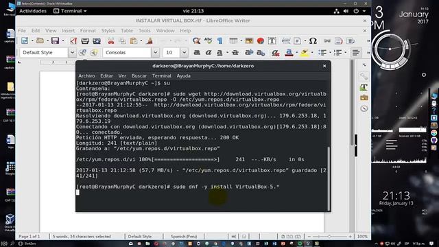 INSTALAR VIRTUALBOX EN FEDORA 25 - REPOSITORIO (SIN ERRORES) смотреть онлайн