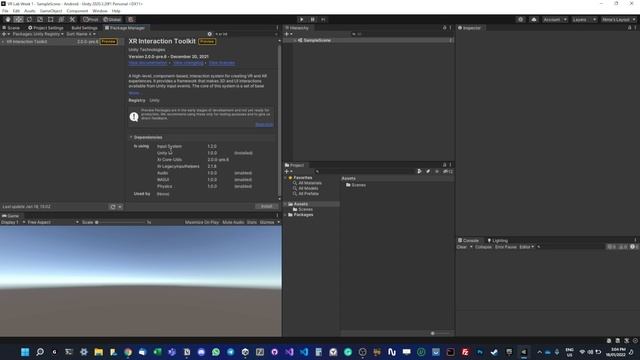 Unity VR Development Tutorial - Setting Up VR - Part 1 смотреть онлайн
