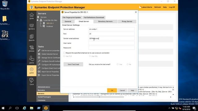 Configuring SMTP on SEPM (Hindi) смотреть онлайн
