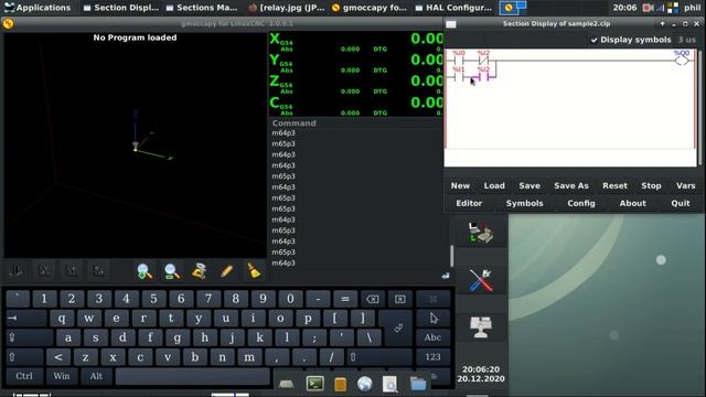 LinuxCNC Classicladder basic tutorial part 2 смотреть онлайн