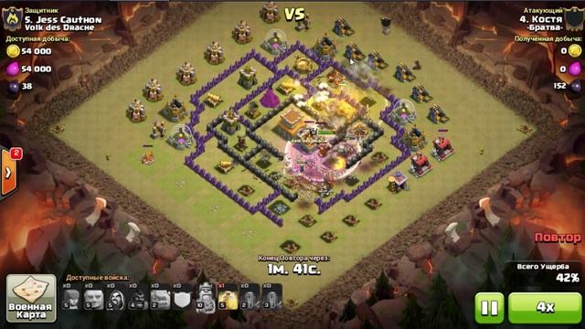 СПОКОЙНЫЙ СНОС РАЗНЫХ БАЗ l Clash of Clans смотреть онлайн