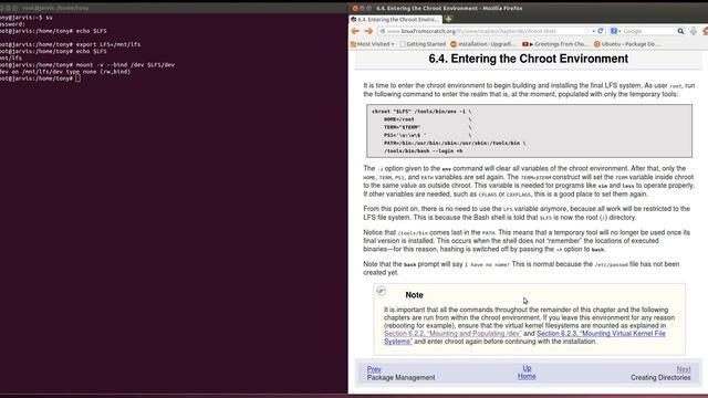 LFS 7.4 Creating Directories-6.5 (video 28) смотреть онлайн
