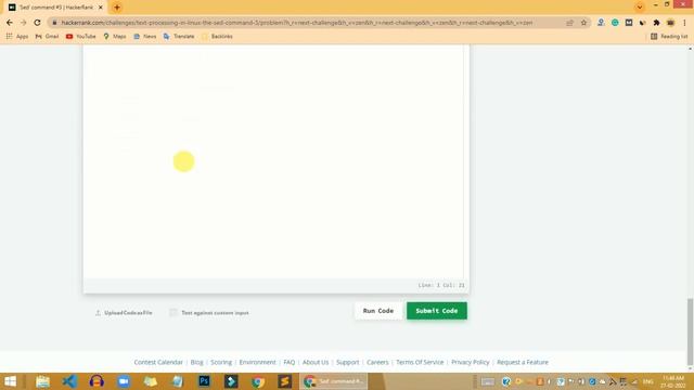 HackerRank Sed command #3 problem solution | Linux Shell problems solutions | Programmingoneonone смотреть онлайн