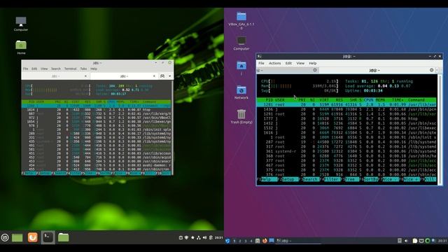 Linux Mint 20.1 vs Lubuntu 20.10: RAM смотреть онлайн
