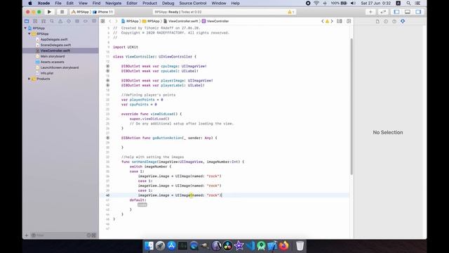 Develop Rock Paper Scissors Game in Xcode смотреть онлайн