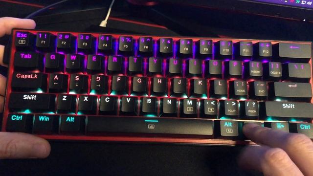 Redragon Fizz K617 RGB - Teclado 60% - Apresentação, Comandos E Software De Configuração.