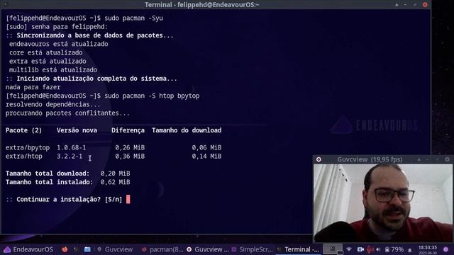 Pacman parte 04: instalar pacotes (Arch Linux e derivados) смотреть онлайн