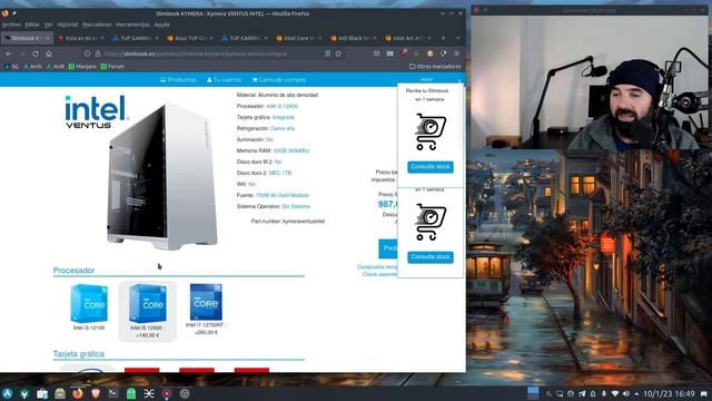 Mi nueva PC Linuxera: SlimBook Kymera Ventus Black Intel (Edición Limitada) смотреть онлайн