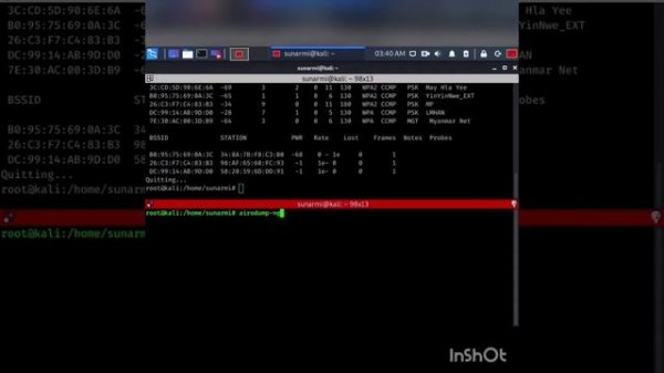 Using Aircrack-ng on Kali linux