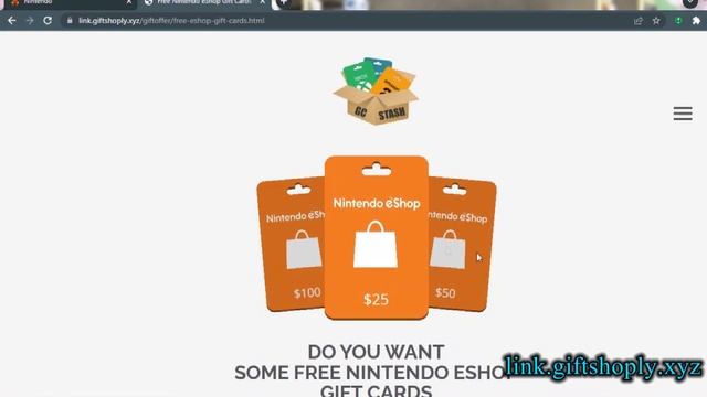 Redeem Nintendo Eshop Free Gift Card Code || Nintendo ||