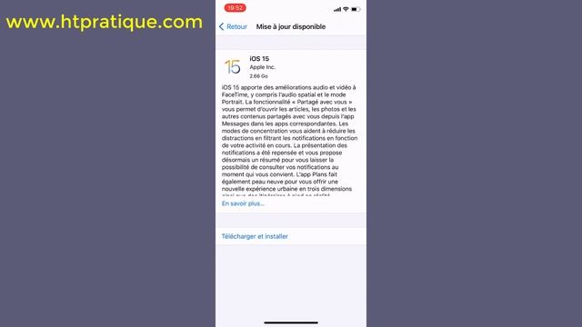 Comment faire la mise à jour iOS 15 sur iPhone (Télécharger & installer iOS 15) смотреть онлайн