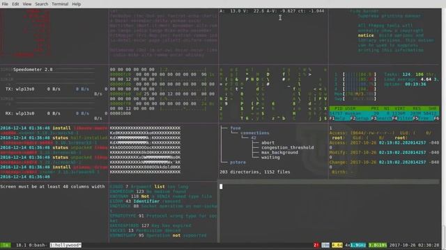 How to feel that you are hacking in linux terminal смотреть онлайн